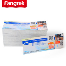 Customized thermal paper boarding passes airline labels baggage tags